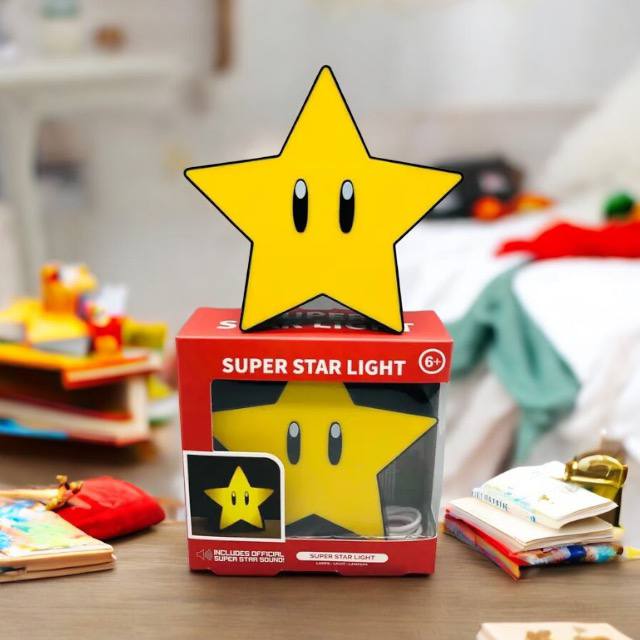 LÁMPARA EN FORMA DE ESTRELLA DE MARIO BR