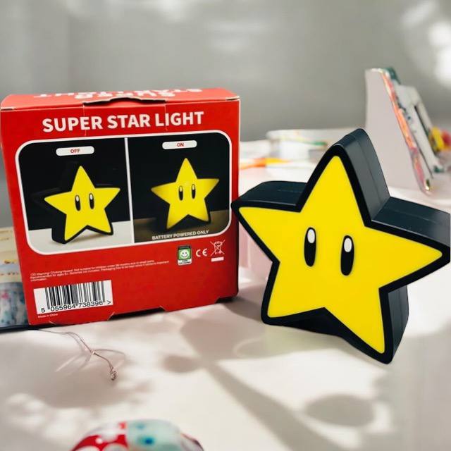 LÁMPARA EN FORMA DE ESTRELLA DE MARIO BR