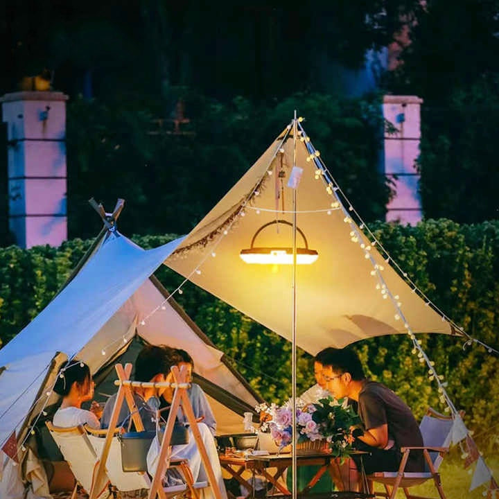 LUCES CAMPING RECARGABLE 10M RGB IMAN