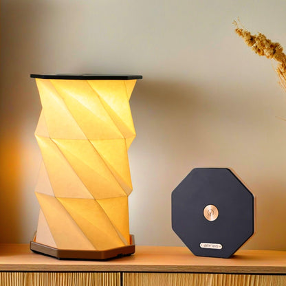 Lampara Nocturna Origami Plegable
