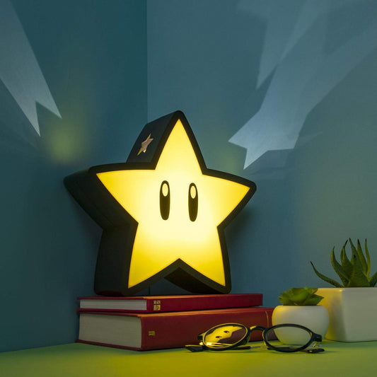 LÁMPARA EN FORMA DE ESTRELLA DE MARIO BR