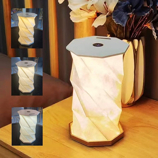 Lampara Nocturna Origami Plegable